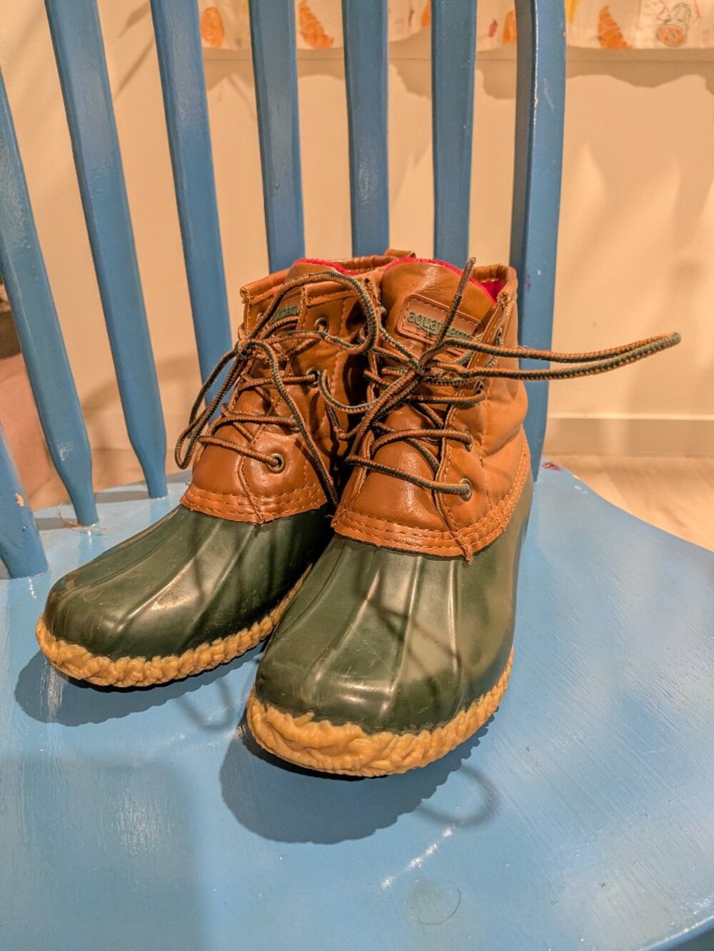 Aquatherm Women’s Rain Boots / Size 6 / Waterproof / Duckies / Fleece Lining / B